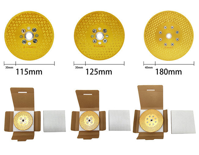 1.6mm Brazed 2 Side Masonry Diamond Saw Blade For Circular Saw