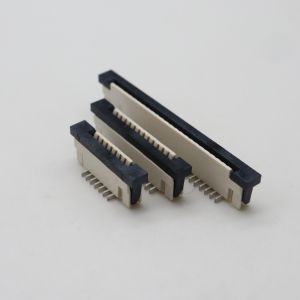 FPC Connector 1.0 Pitch Vertical Positive Pin Standing Paste 4~40Ppin Pull-out