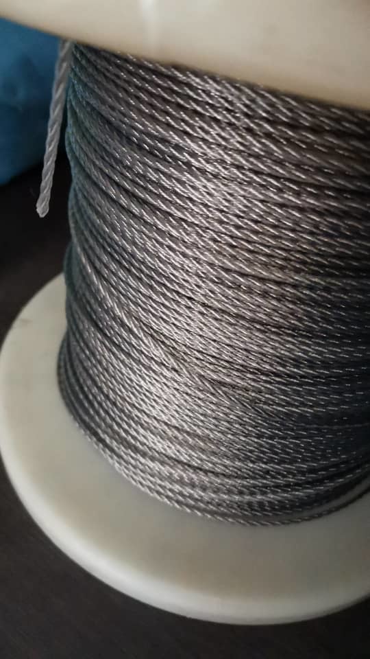 316 Wire Nylon Coating2.0mm Balcony Invisible Grille CombinationSecurity