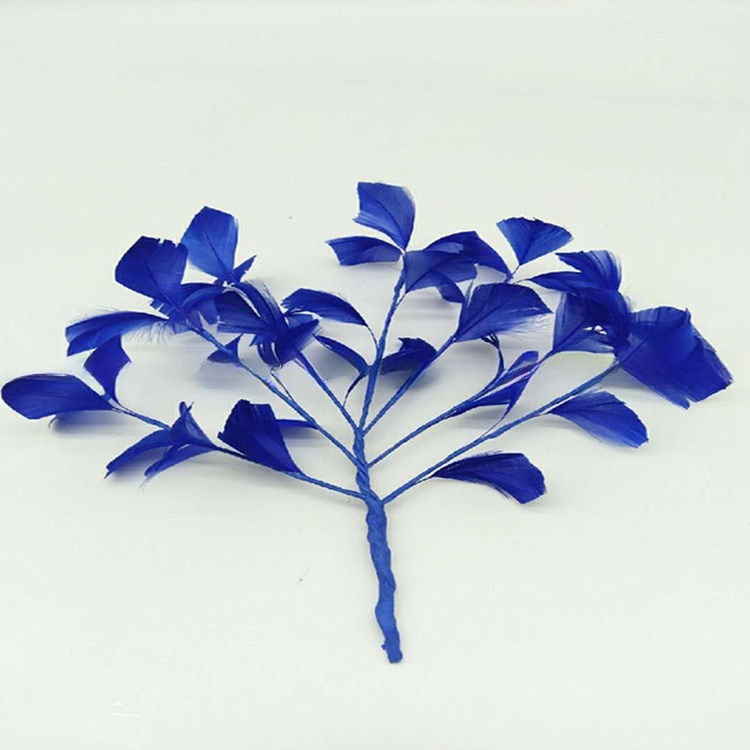 15*30 cm Goose Feather Flower Mount with Wire Accessory Fast and Secure UPS Shipping