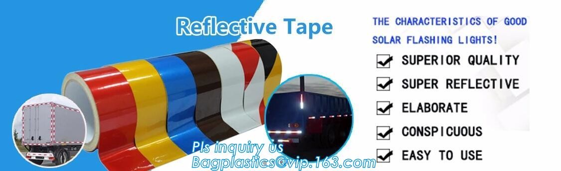 3M Red&White Reflective tapes/sheeting/marks for vehicle,Aluminized avery CE mark conspicuity metalized reflective tape