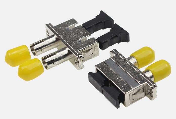 700 4 Easy Connection Fiber Optic Converter Metal SC To ST Adapter For Different Connector Types