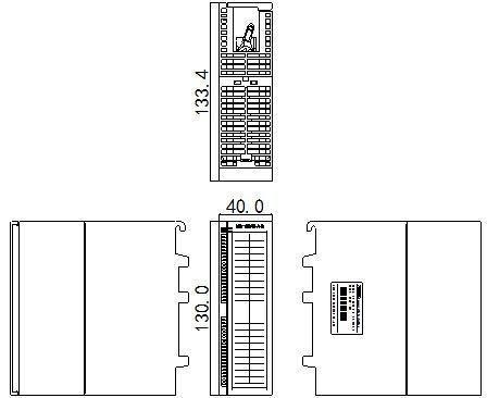 14 Bits High Precision PLC Logic Controller 16 Modules Expandable