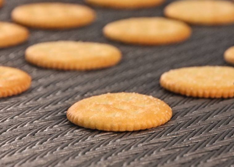 Biscuit Baking Oven 316l SS Balanced Weave Conveyor Wire Mesh Belt