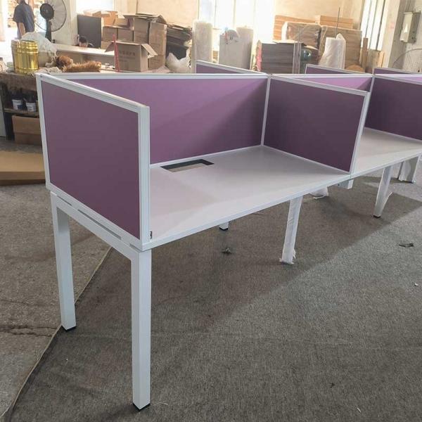 Modular 2 4 6 Office Desks Modern Linear Workstation Office Cubicles Work