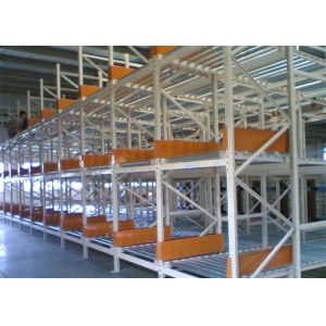 Heavy Duty Gravity Flow Pallet Rack Sliding Racking RAL System Anti - Rust