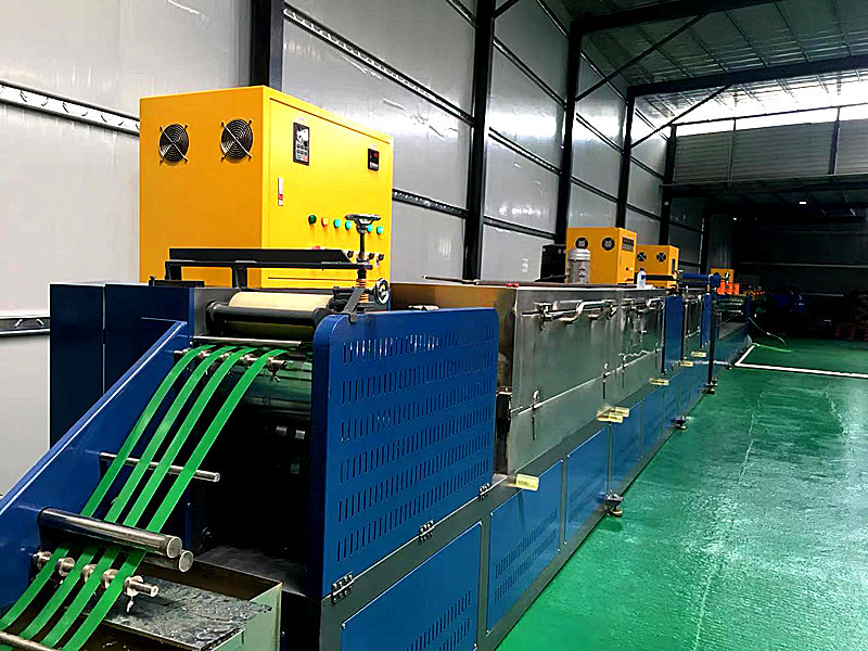 Plastic PP PET Strapping Band Production Line Extrusion Line For Brickyard / Metal / Steel