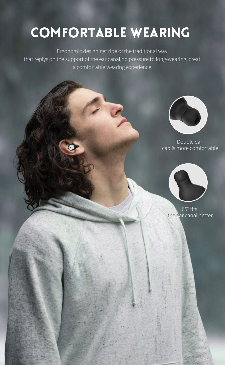Q2 TWS wireless blue tooth earphone/headset/headphone,blue tooth stereo earbuds with mic