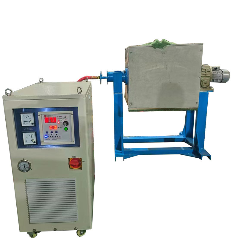 Water Cooling Induction Copper Melting Furnace Equipment For 20KG Capacity