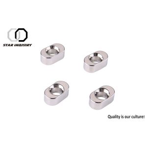 Customized Countersunk Magnets , Ndfeb Round Magnets With Hole In Center