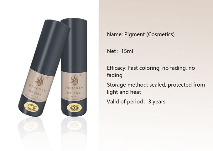 Natural 15 Ml Embroidered Ink Colorings Fog Eyebrows , Lips OEM ODM