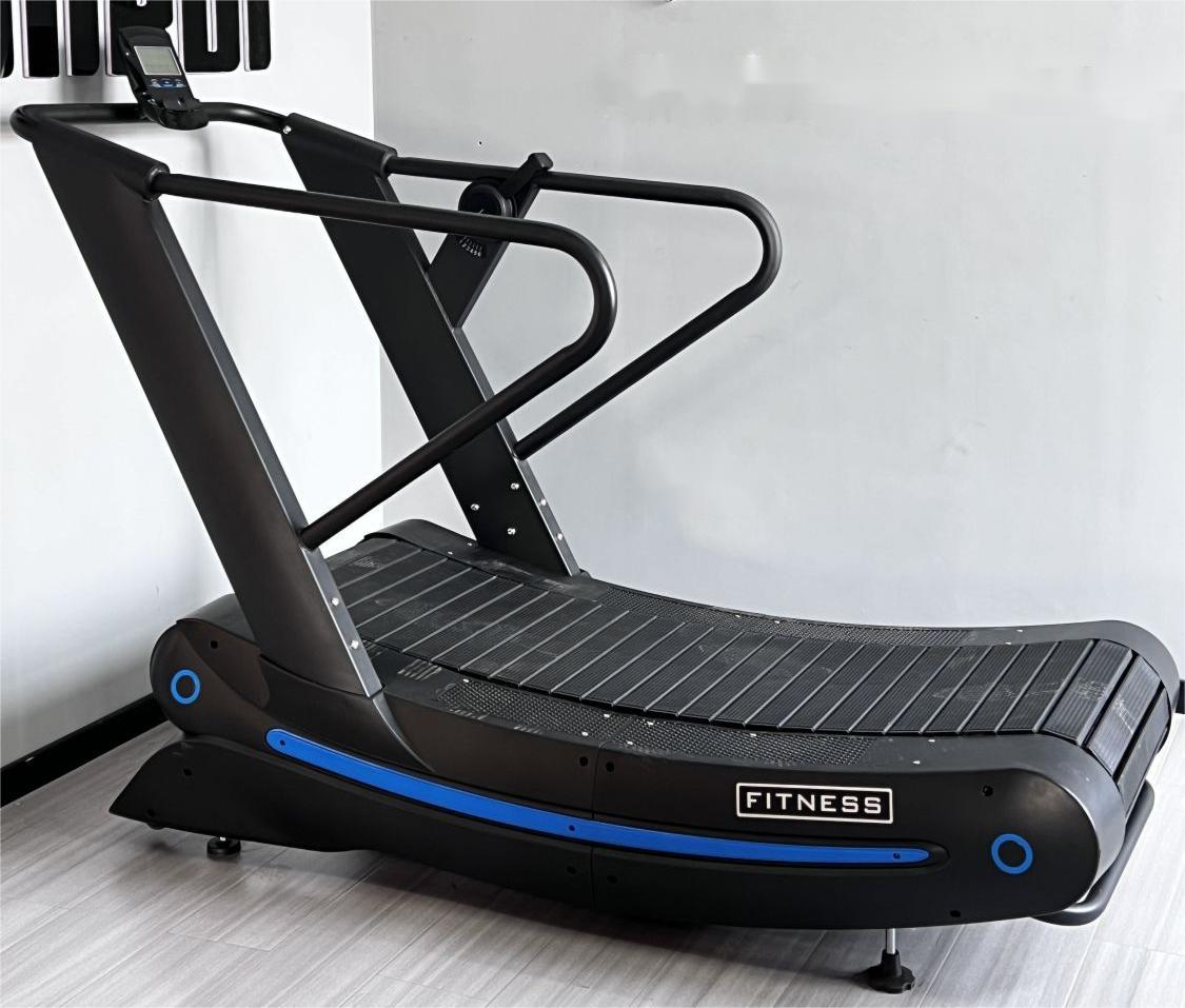 Commercial Gym Machines Non Motorized air Runner Manual Curved Treadmill