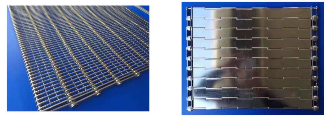 Food Grade Stainless Steel Balance Weave Spiral Metal Wire Link Oven Dryer Mesh Conveyor Belt Ss 304 316 310