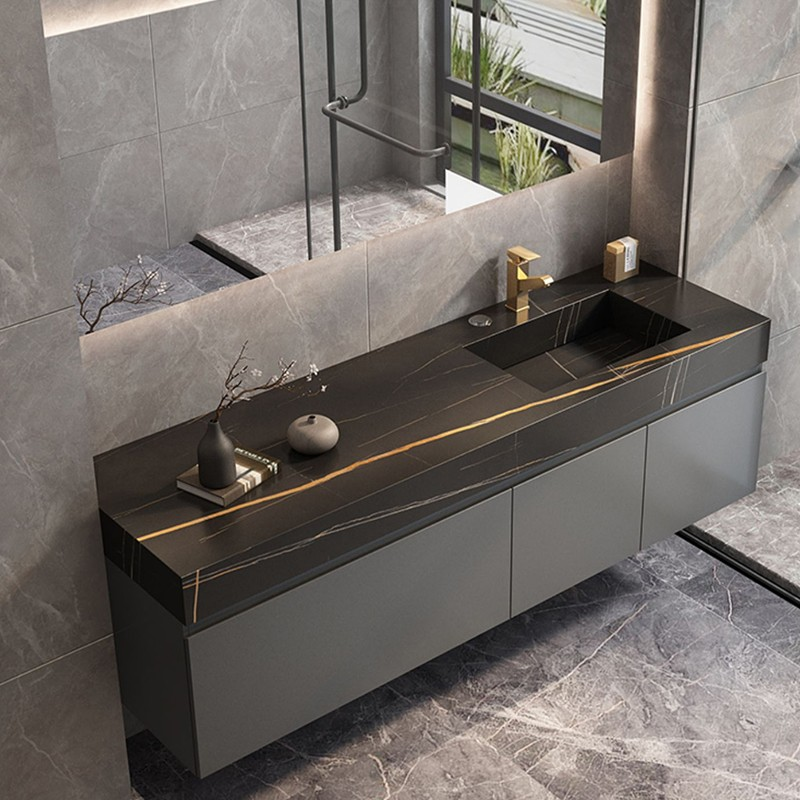 Customized Made customized order Bathroom Vanity Cabinet for Popular Luxury Hotel Furniture