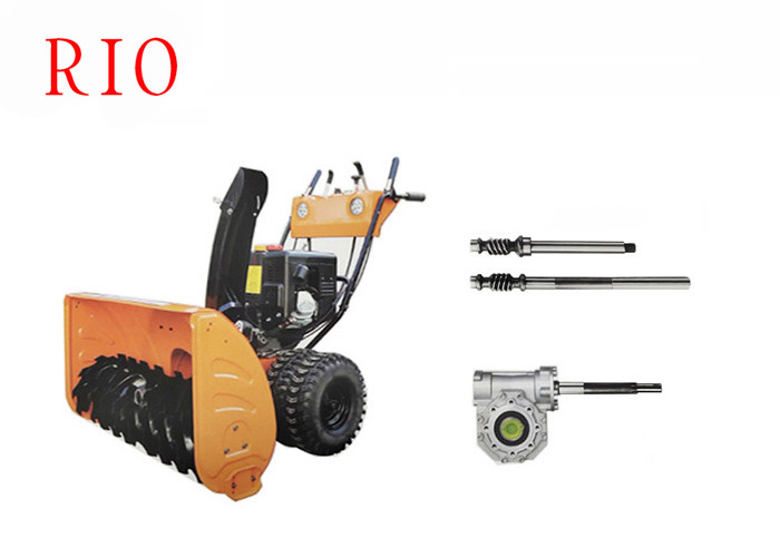Aluminium Worm Gearbox Reducer Vf63 For Snow Sweeper Equipment Using