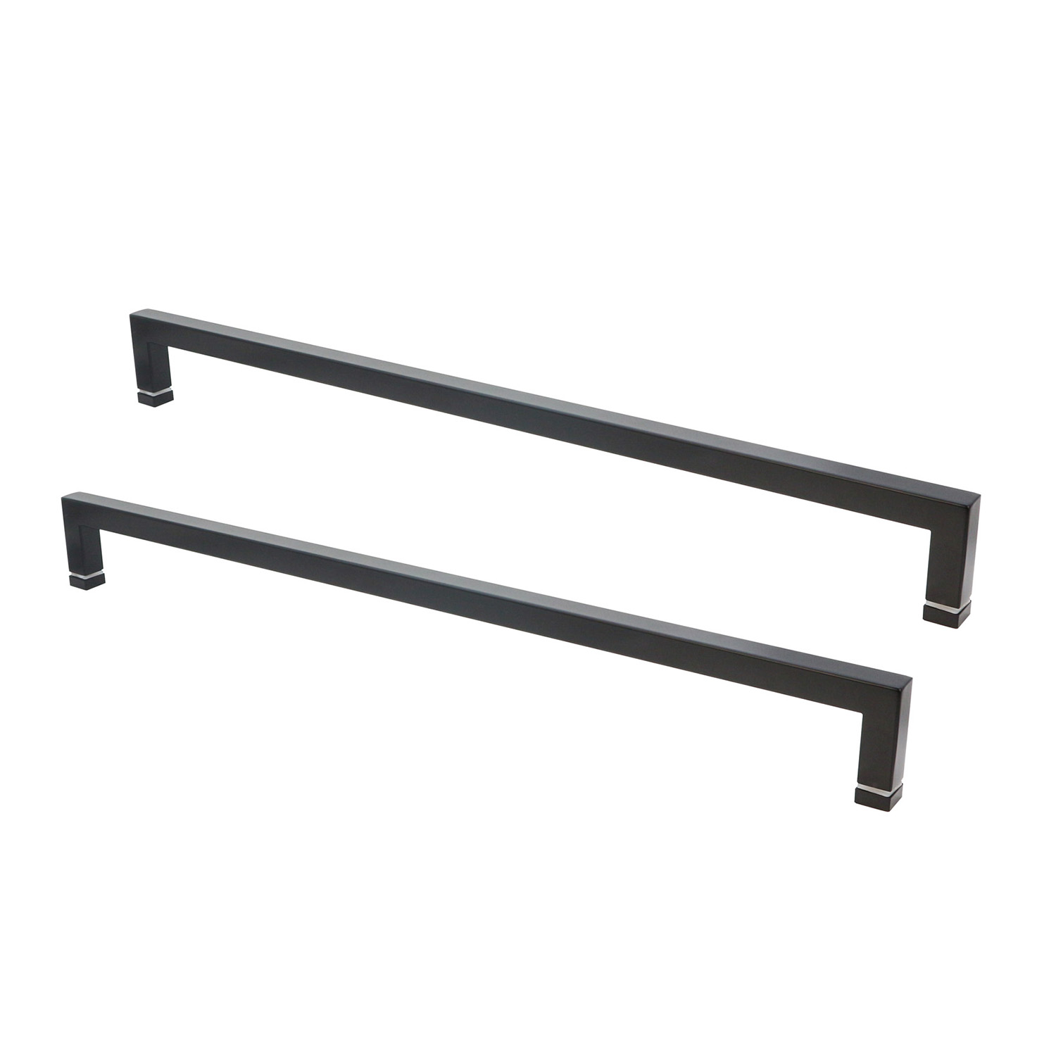 Modern Square Golden Stainless Steel Shower Room Door Handles for Bathroom Glass Door