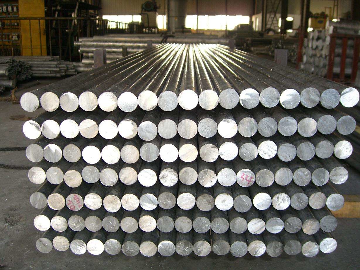 Mill Finish Aluminum Alloy Rod Bars Silver Item Industrial Surface Technique