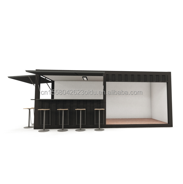 Small Tavern Coffee Shop Mobile Tavern Customizable Modern Prefabricated Steel Houses for Detachable Transportable Home