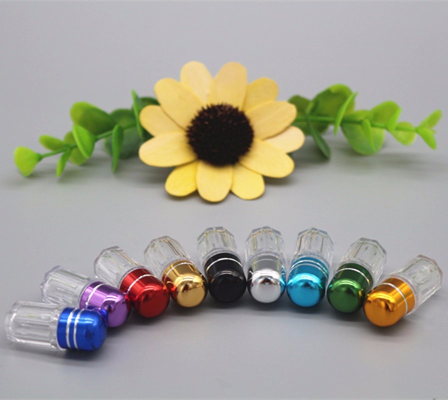 Plastic Blister Single Pill Container 3ml ISO9001 Metal Cap