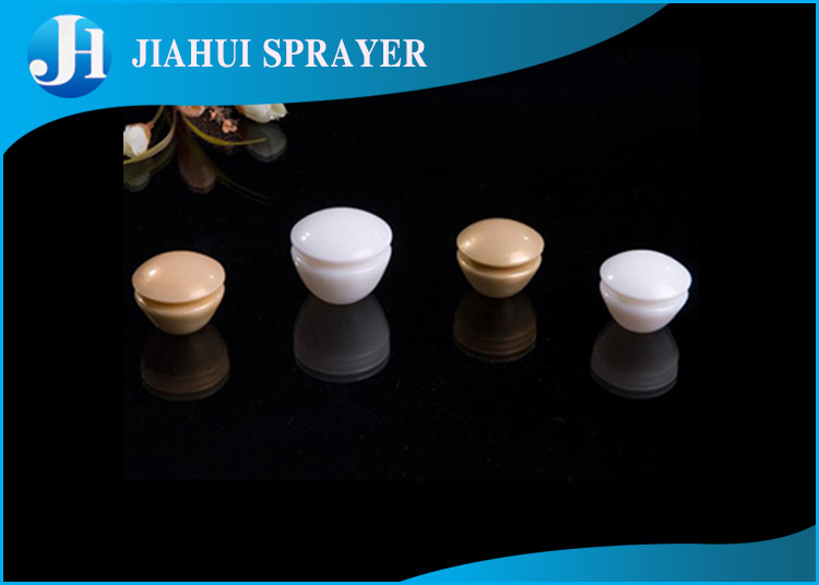 Empty Eye Cream Plastic Cosmetic Containers Round Colorful With Refillable Function