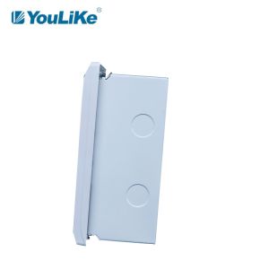 Plastic Electrical Power MCB Distribution Box Flush Mounted 21 Way With Din Rail