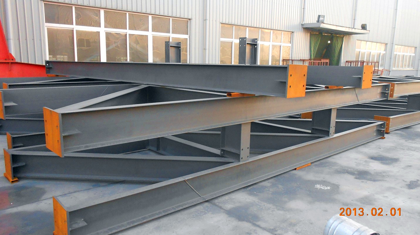 Alkyd Painting M12 Structural Steel Warehouse With Double Layer