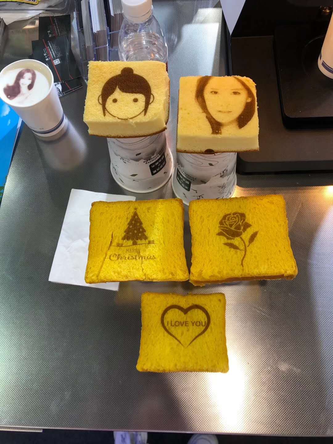 Coffee Printing Machine for Cafe Baristas in Coffee Shop Bread Beer Cake Installation