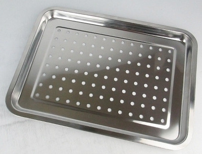 Decorative Metal Mesh Tray , Stainless Steel Baking Tray For Food Industry