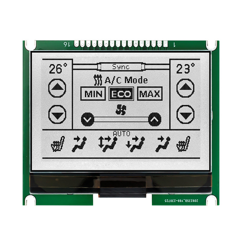  240X160 Graphic LCD Module FSTN Positive Display With White Backlight ST7529 Manufactures