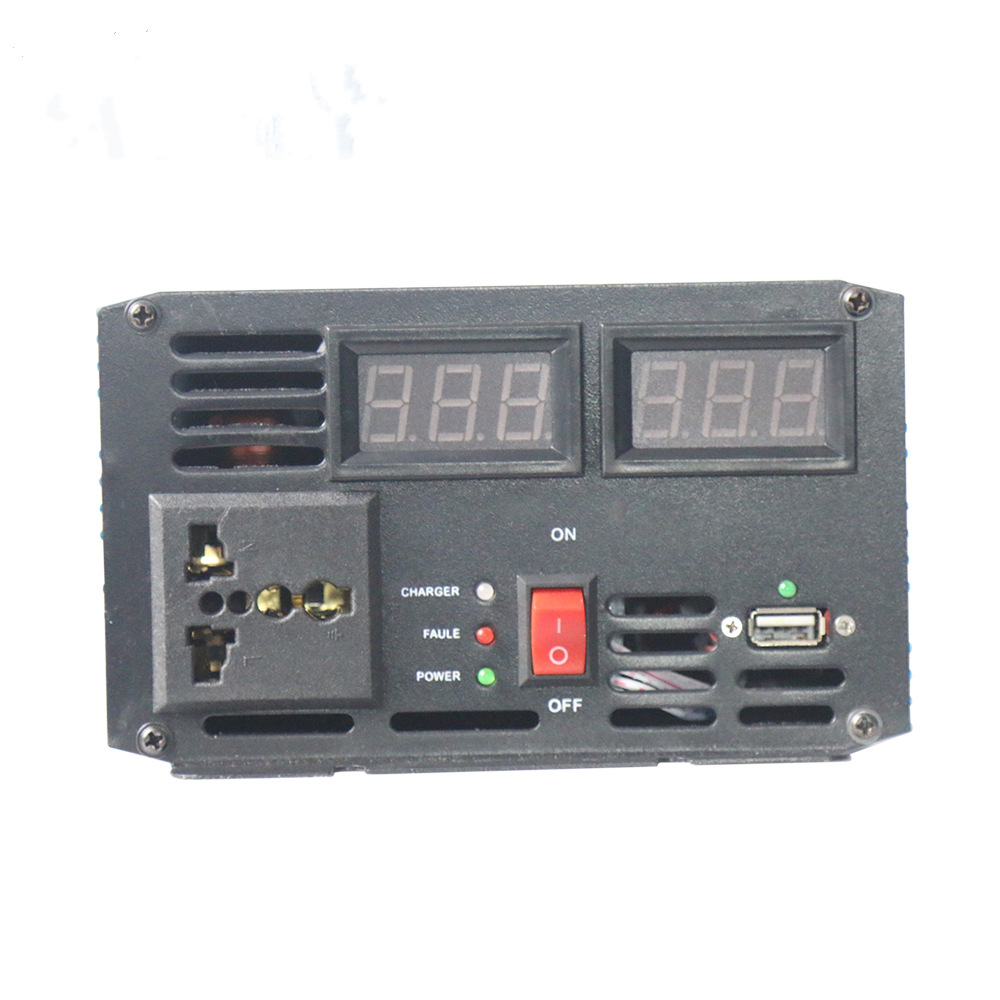 Pure Sine Wave Power Inverter 500W 12V/24V Dc Dc Power Jack Inverter 300 Watt Ups Inverter 600 W 12 Volt Pure Sine Wave
