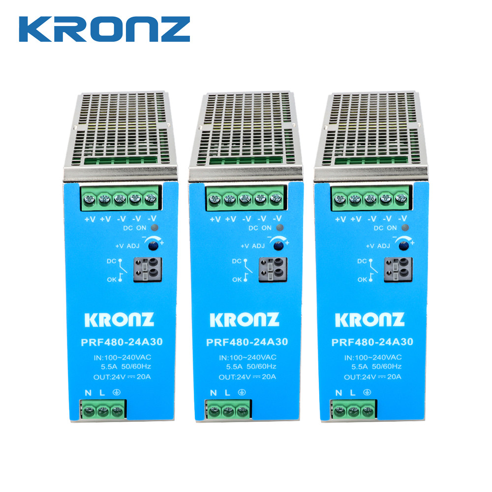  DIN Rail Mounting Industrial Power Converter 85 - 264VAC AC Input Voltage Power Conversion Manufactures