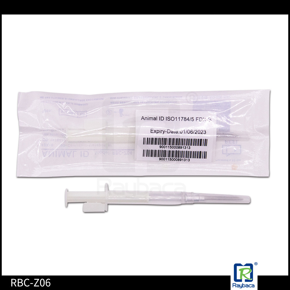 Zero Exclusion Rfid Syringe , Dog Tracker Implant animal identification Microchip Transponder