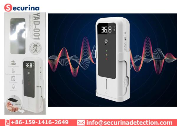 4AA Battery Power Supply Touchless Infrared Thermometer Sterilization Dispenser