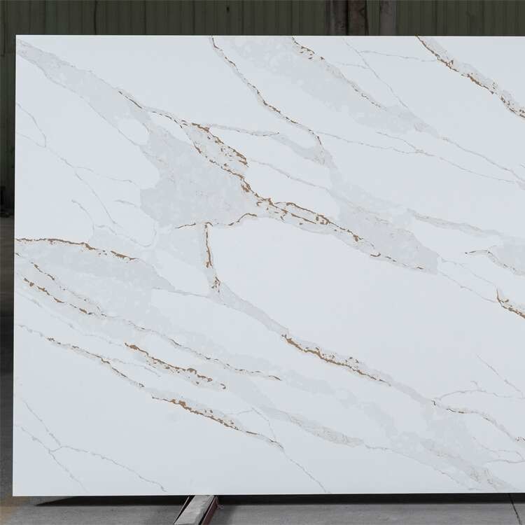 3200x1600x20mm Artificial Quartz Stone Sheet Man Made Quartz Slab