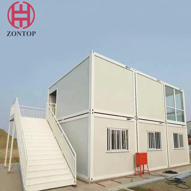 Zontop 2 Story 40 Ft Building Material Steel Structure Modular Apartment Prefabricated Homes Prefab Container House