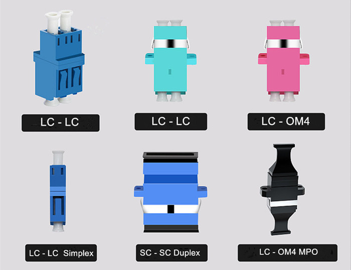 Single Mode 1310nm OS2 LC Simplex Adapter No Flange