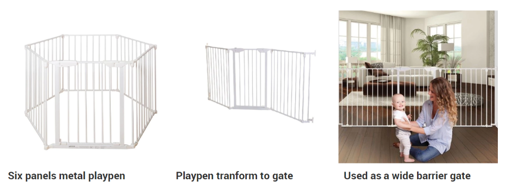White Dog Pen Fence Panels