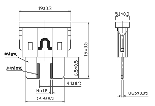 Low Voltage Automotive Blade Fuse for Cars Trucks and Automotives UL Certified fuse Made in China