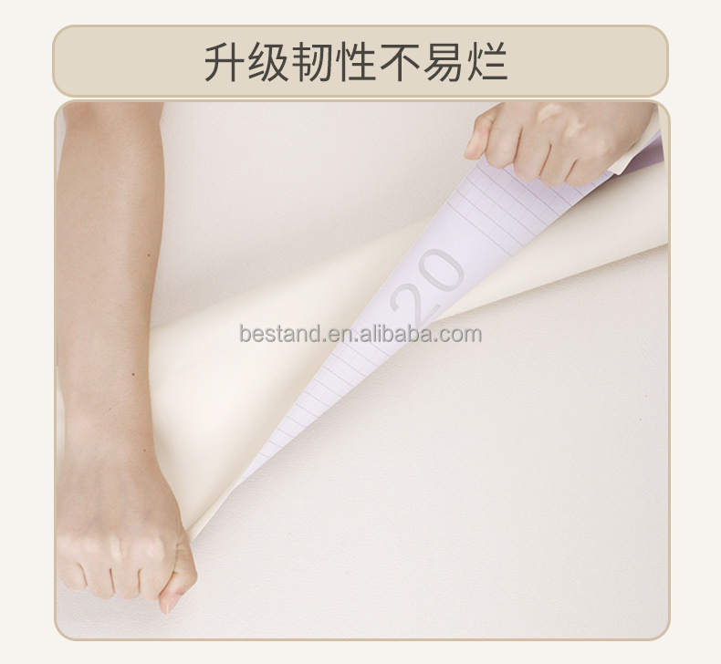 Modern Design Style Furniture Wallpaper High Glossy 3D Rolls with Waterproof and ECO-Friendly Properties