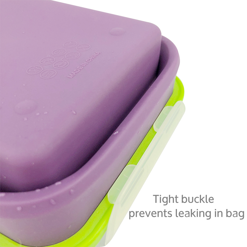 BPA-Free Space Saving Rectangle Lightweight 40 Quart Capacity Pop Up Portable Washing Food Storage Bowl with Airtight Lid