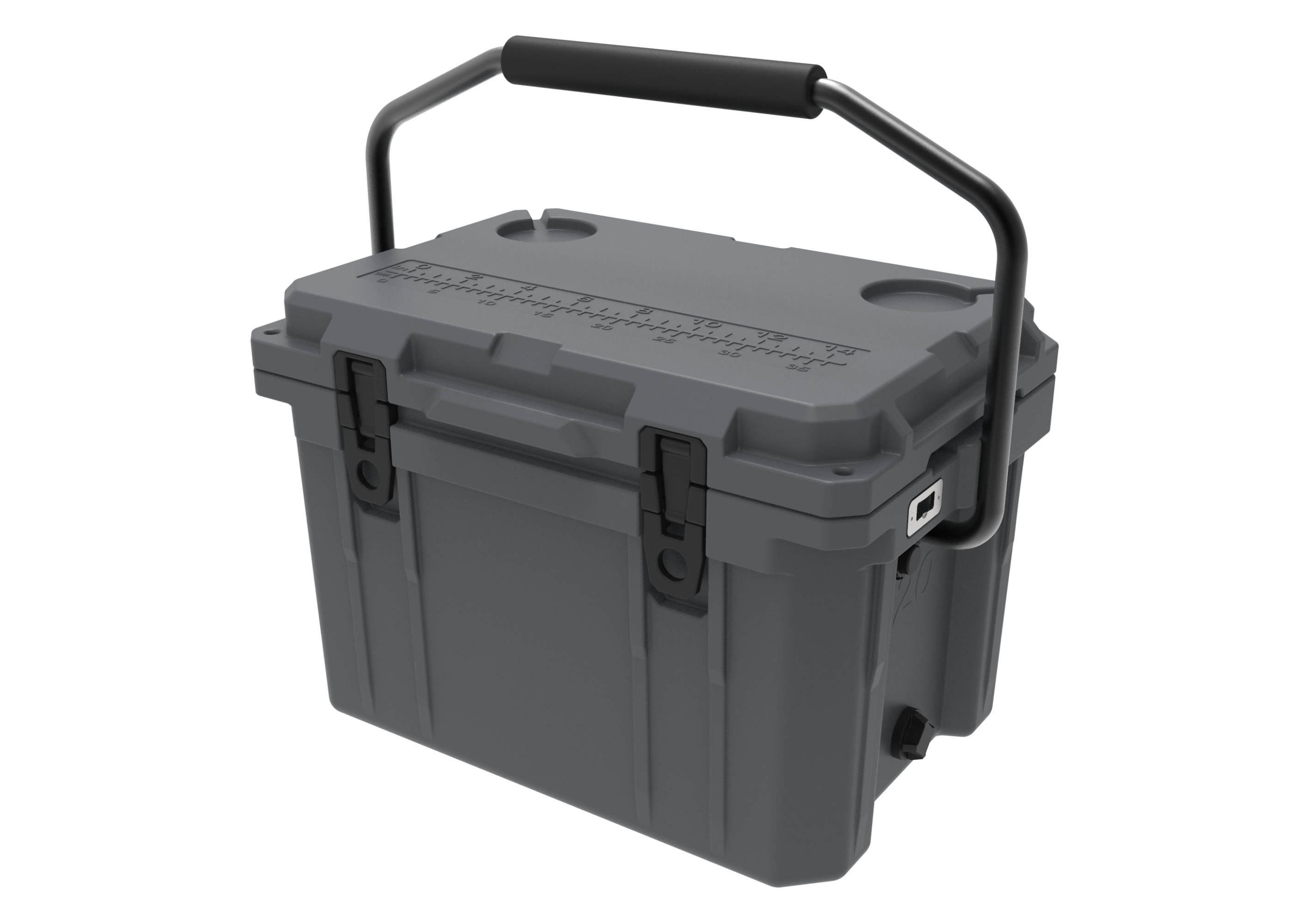 U3+ Rugged Rotomolded Cooler Box 20QT Capacity For Multi Day Camping Trips