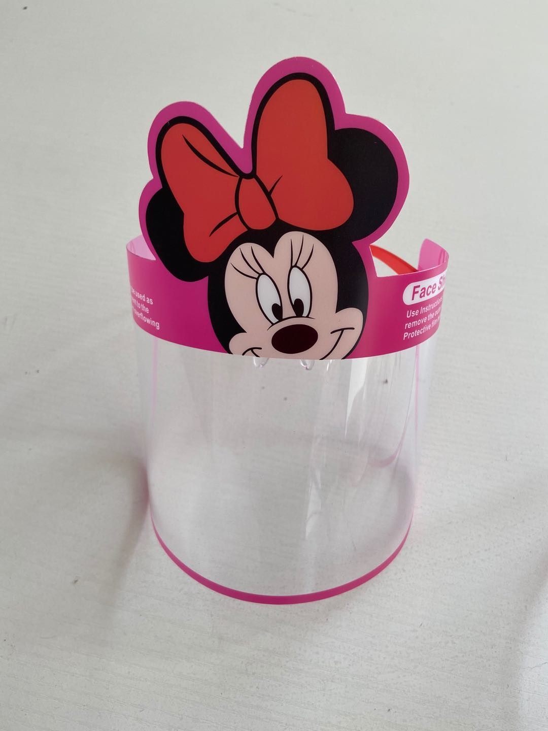 Kids Reusable Clear Plastic Face Shield Splash Proof 3 Years Life