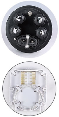 Dome FTTB 24 Cores Optical Fibre Cable Joint Closure