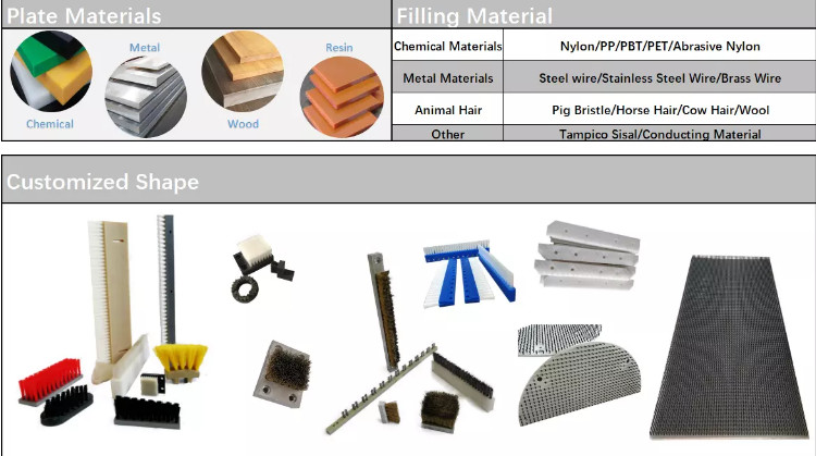 Tufted Scrub Flat Lath Brush And Plate Brushes