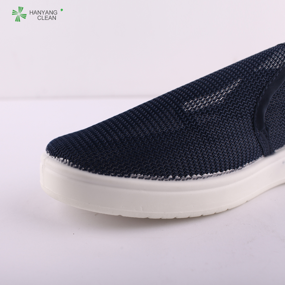 PU Mesh Anti Static Work Shoes Dustproof For Pharmaceutical Cleanroom