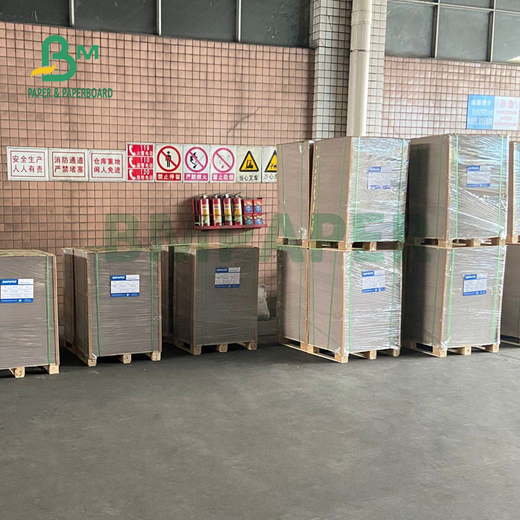 900gsm 1400gsm Claycoated Board Grey Back For Storage Box 700 x 1000mm