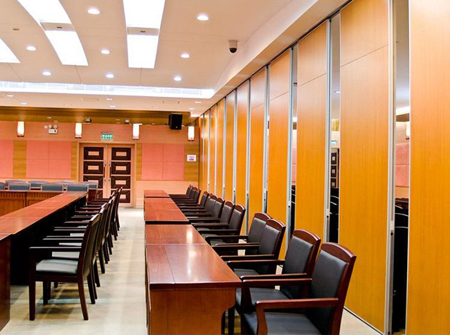MDF Surface Decorative Partition Wall 65mm Operable Partition System