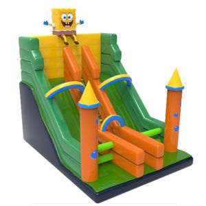 SpongeBob With Candle Fun Park Inflatable Slide For Rentals