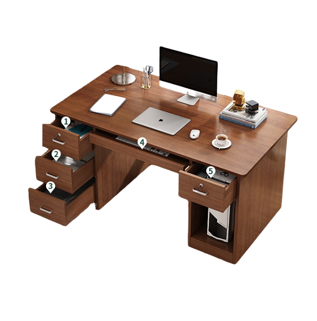 Presidential Writing Workstation Modern Computer Desk For Home Office Metal