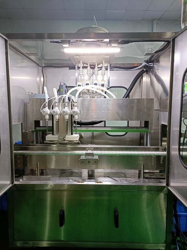 4 Heads Servo Piston Type Filling Machine for Automatic Sulfuric Acid Production Line